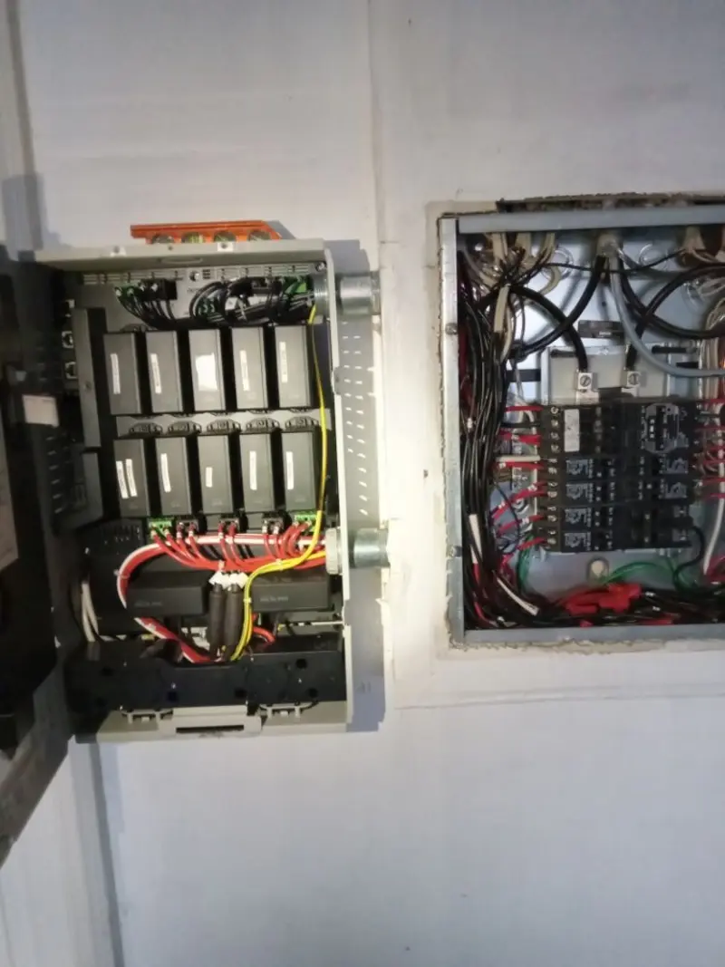 Electrical panel upgrade completed for Security Camera Wiring in Cottondale